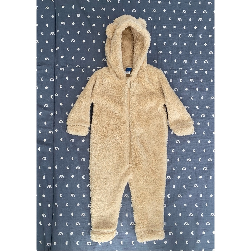 Old Navy Faux Fur Hooded One Piece